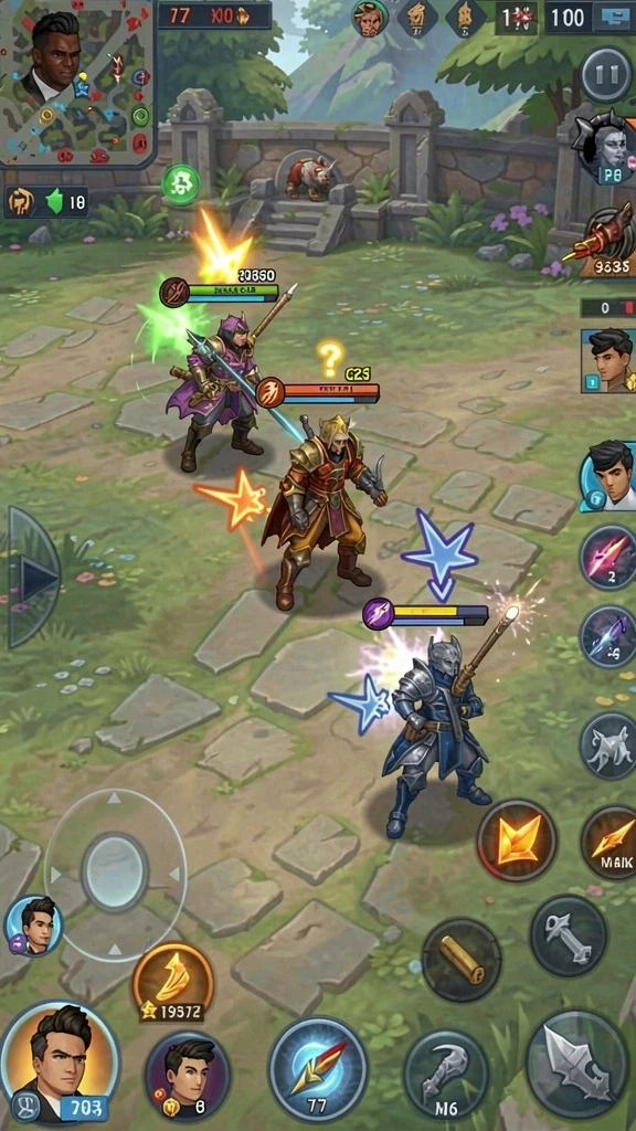 Mode multiplayer yang seru dan kompetitif.