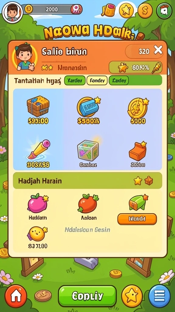 Screenshot menunjukkan aksi seru di level awal permainan.