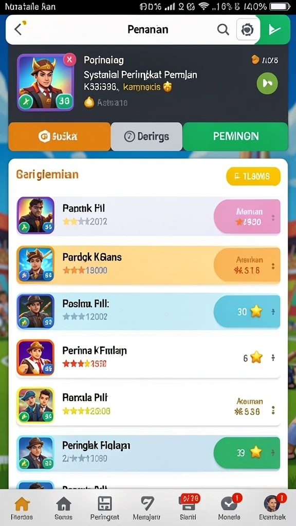 Mode multiplayer yang seru dengan teman-teman.