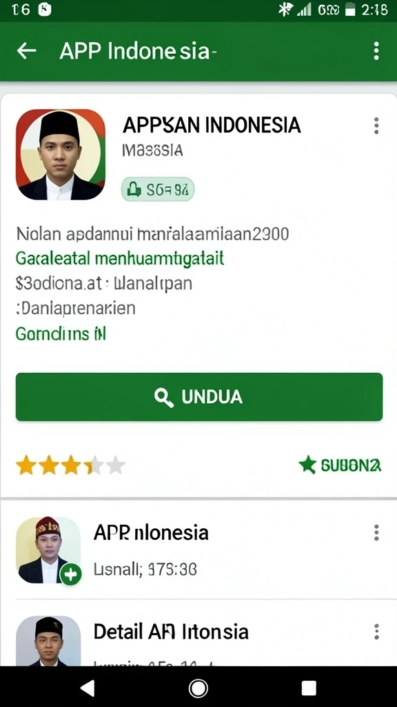 Tampilan karakter lucu yang bisa dimainkan.