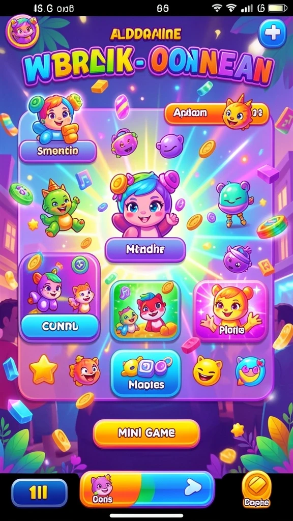 Interaksi sosial dengan teman dalam game.