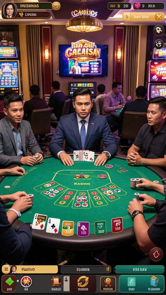 Tangkapan layar level yang penuh aksi dan tantangan.