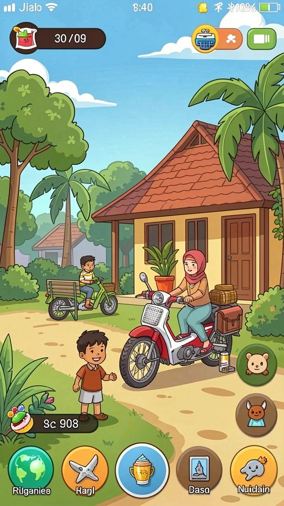 Tampilan antarmuka yang menarik dan intuitif.