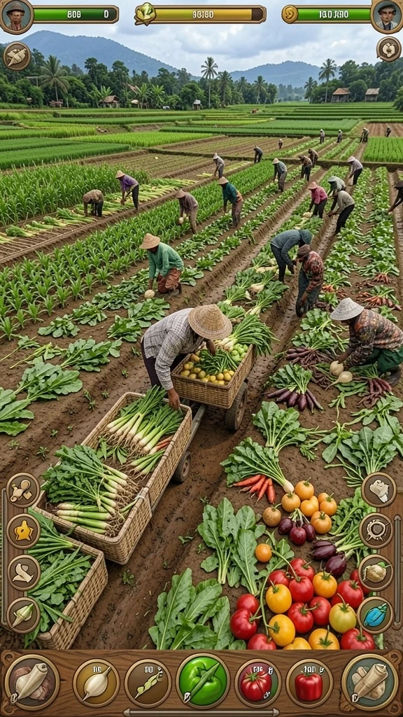 Tampilan grafis yang memukau dan warna-warna cerah.