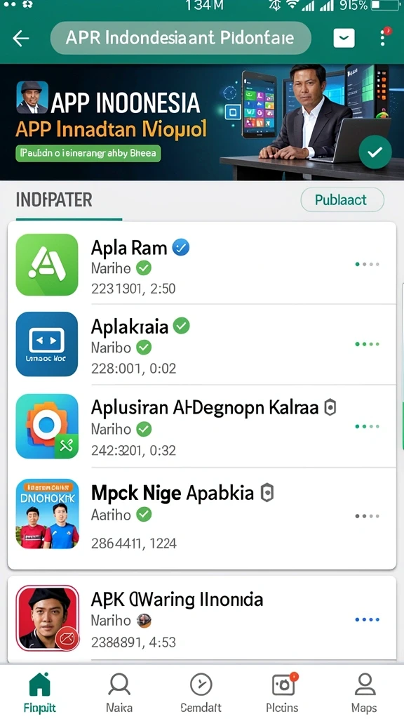 Berbagai karakter unik untuk dipilih dan digunakan.