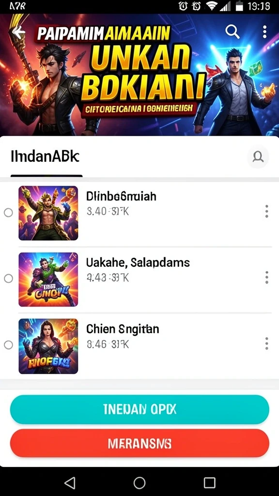Aksi pertempuran yang mendebarkan.