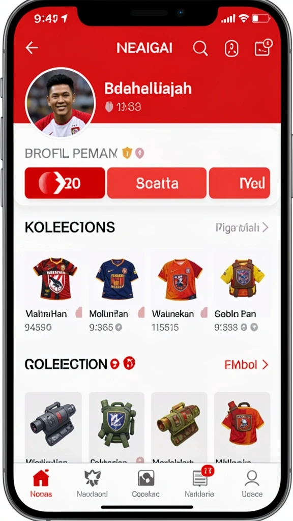 Karakter unik yang dapat dimainkan.