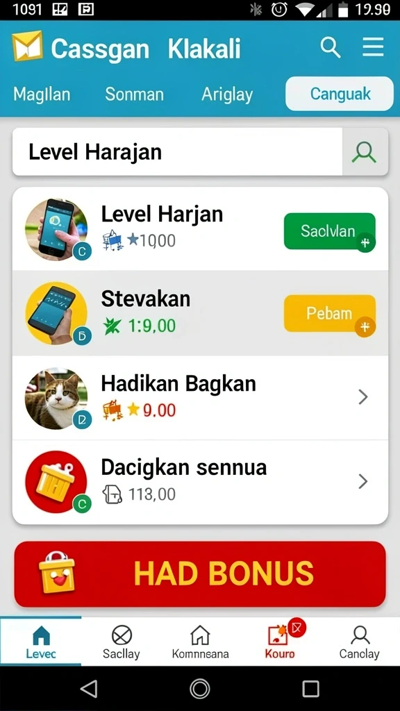 Tampilan permainan slot yang menarik dan penuh warna.