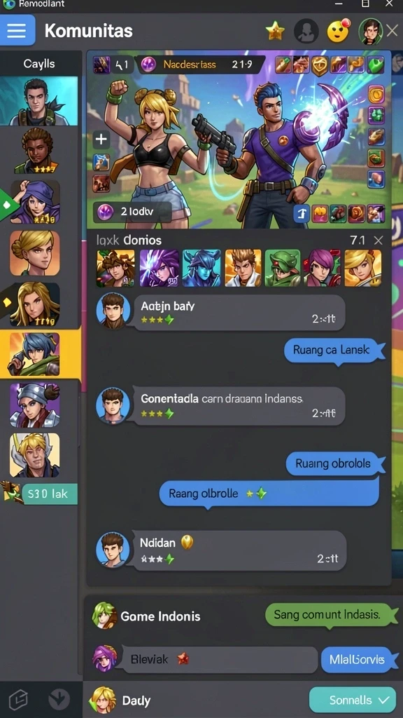 Grafis yang menakjubkan dengan efek suara.