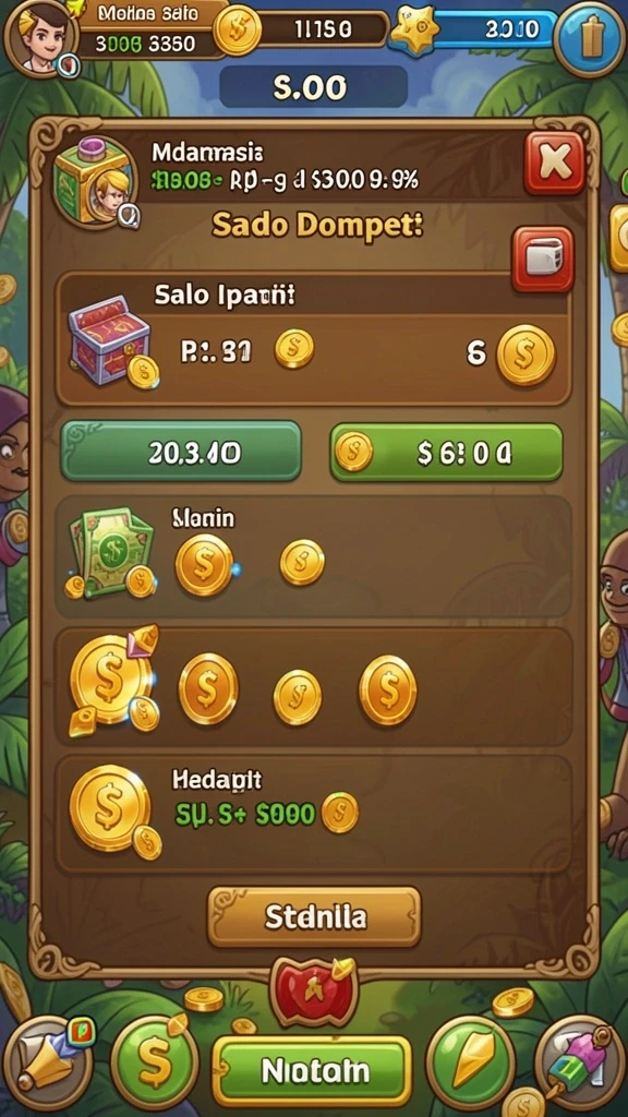 Pengalaman bermain yang santai dan menyenangkan.