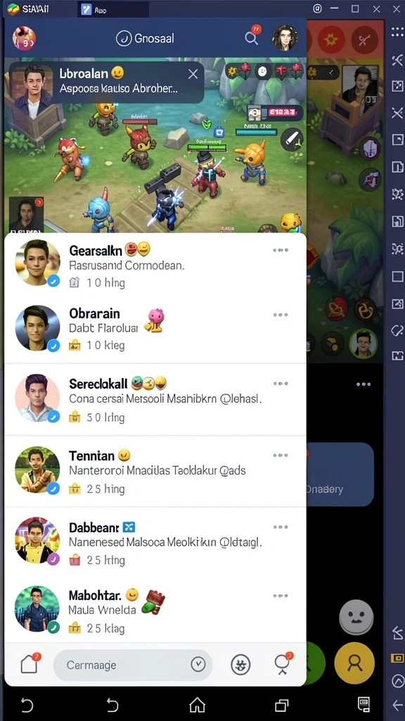 Berbagai permainan menarik yang dapat dipilih oleh pengguna.