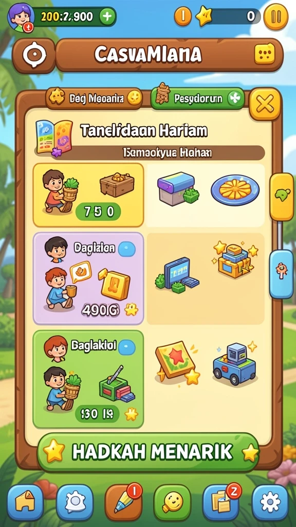 Tampilan antarmuka yang menarik dan mudah digunakan.