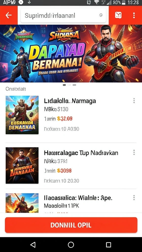 Beragam pilihan permainan judi yang tersedia.