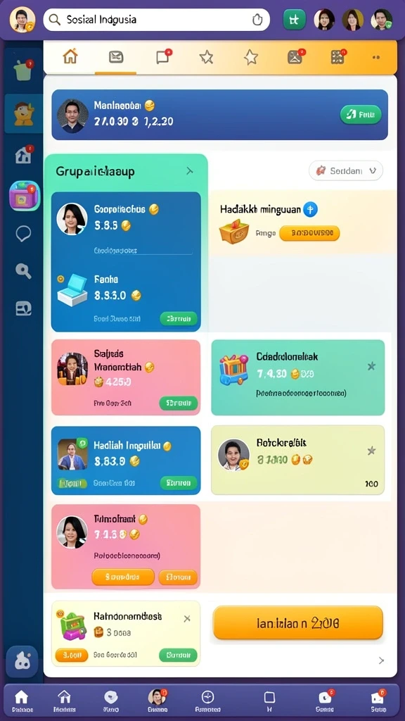 Karakter unik yang dapat dipilih pemain.