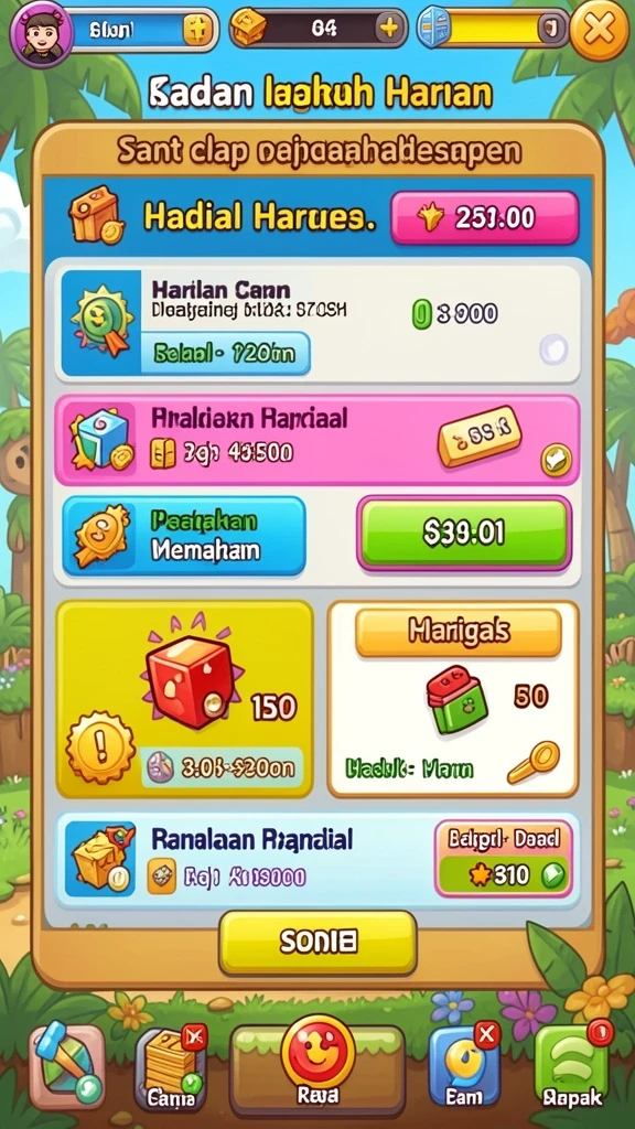 Screenshot menunjukkan karakter baru dalam game RAJABUAYA89.