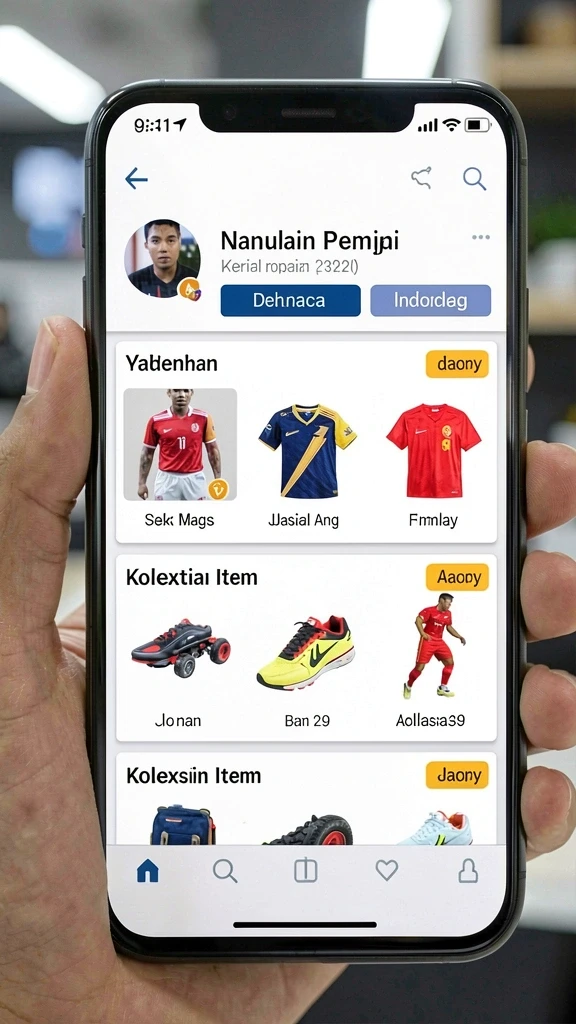 Leaderboard menampilkan peringkat teratas para pemain.