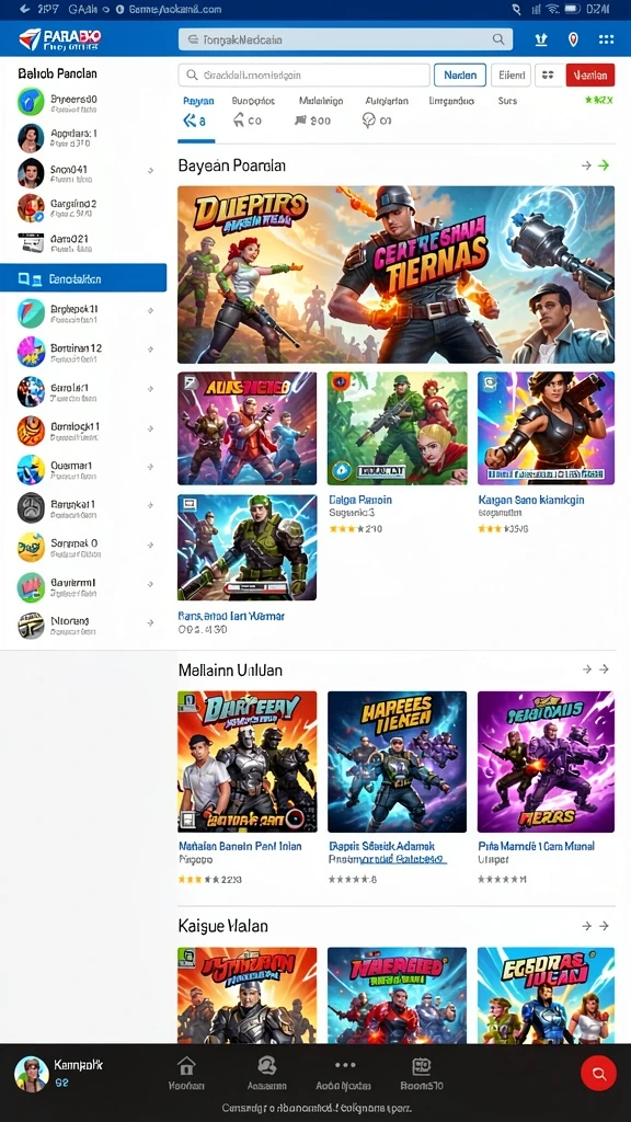 Kostumisasi avatar yang luas dan menarik.