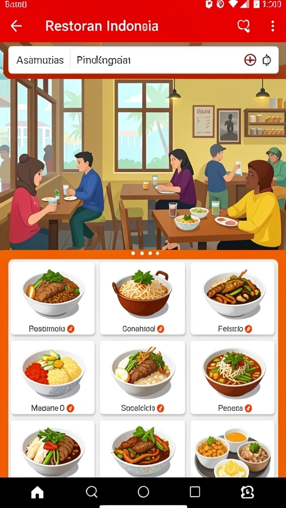 Tampilan antarmuka yang user-friendly dan mudah dinavigasi.