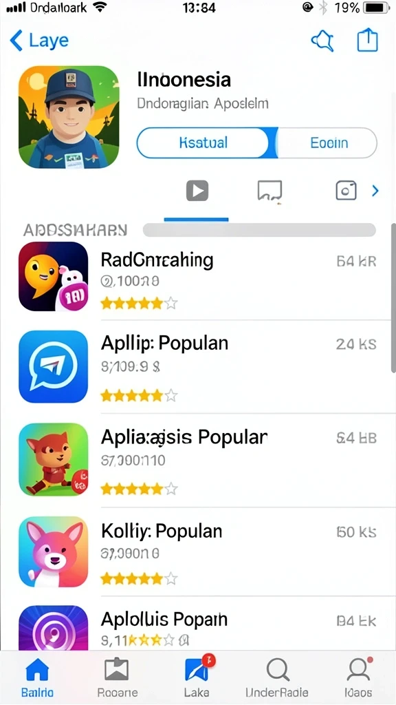 Tampilan antarmuka yang menarik dan intuitif.