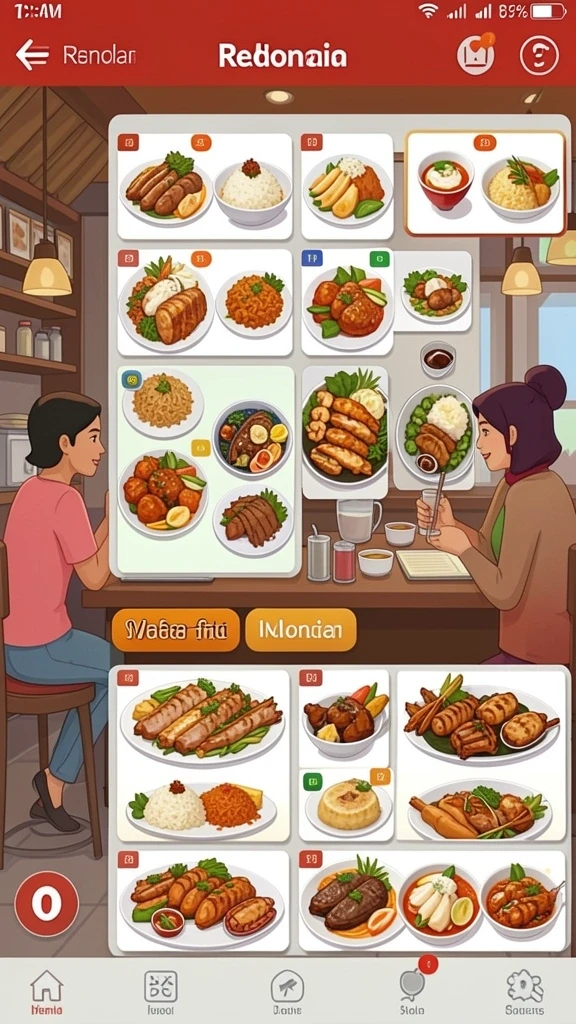 Fitur challenge harian yang menambah keseruan bermain.