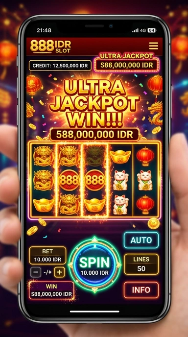 888idr — layar beranda